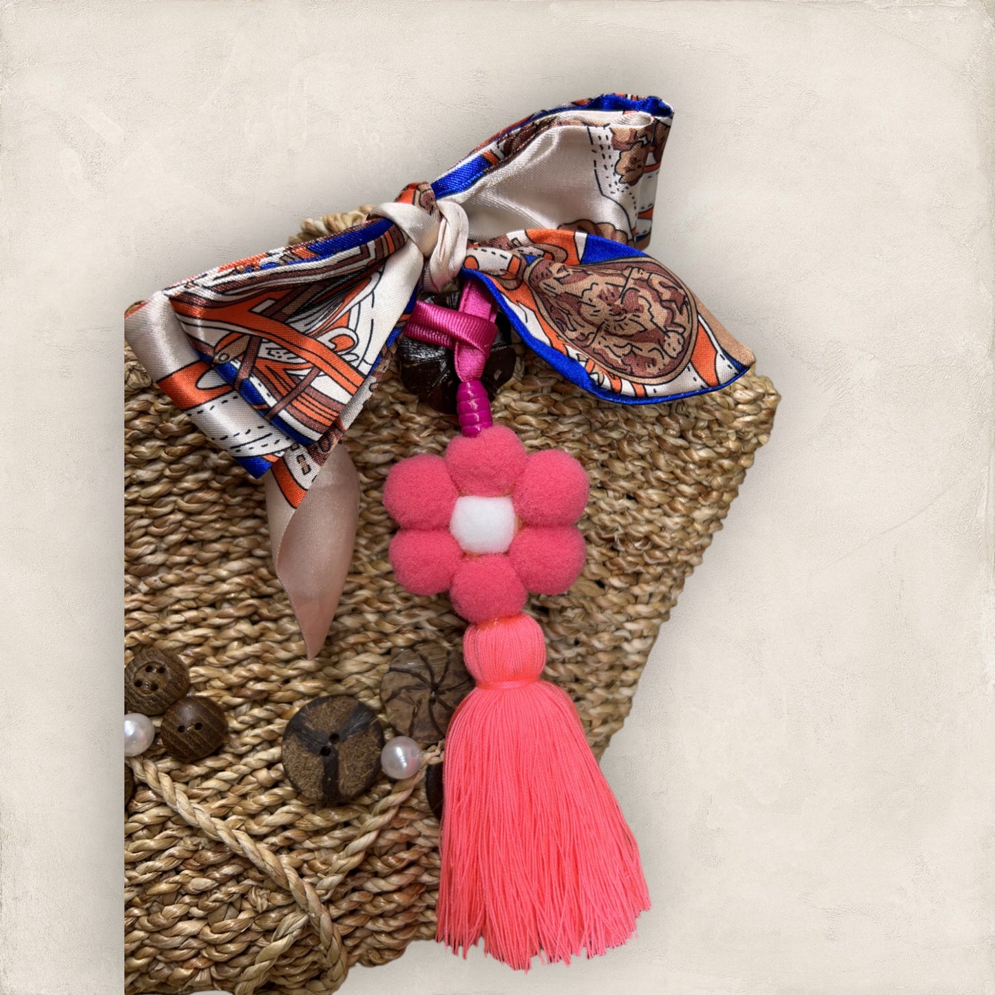 Flexible Tribal Water Hyacinth Woven Bag image 1