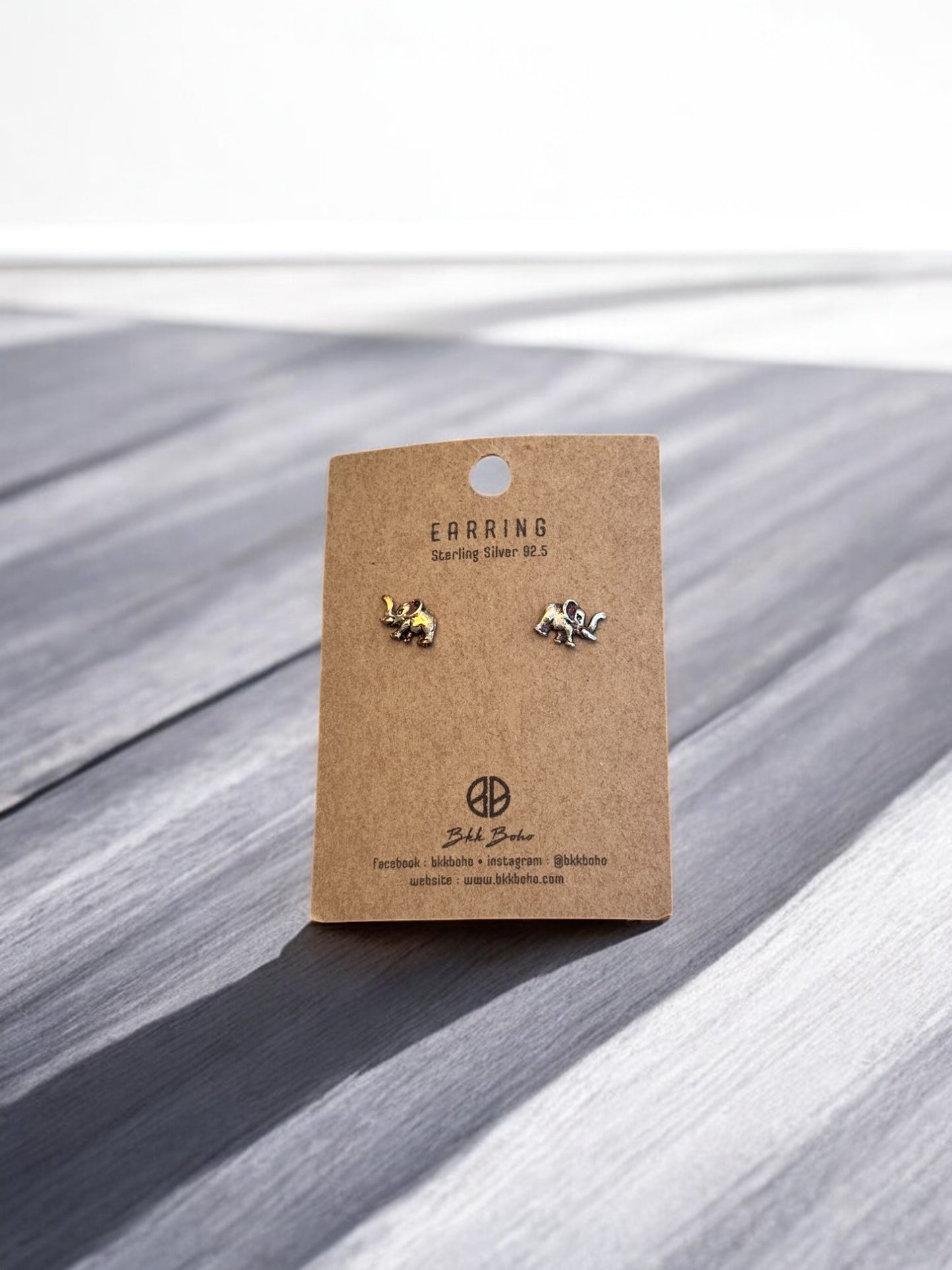 Elephant Stud Earrings